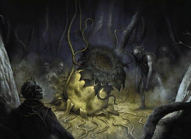 Magic: The Gathering's 'The Necrobloom' card art